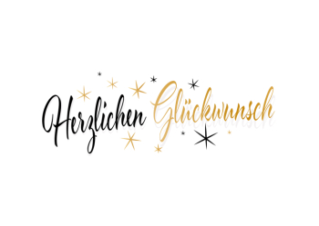 Herzlichen Glückwunsch