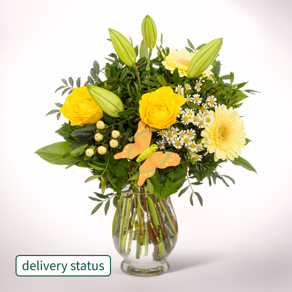 Flower Bouquet Sonnengelb