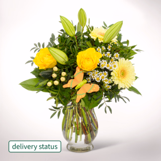Flower Bouquet Sonnengelb